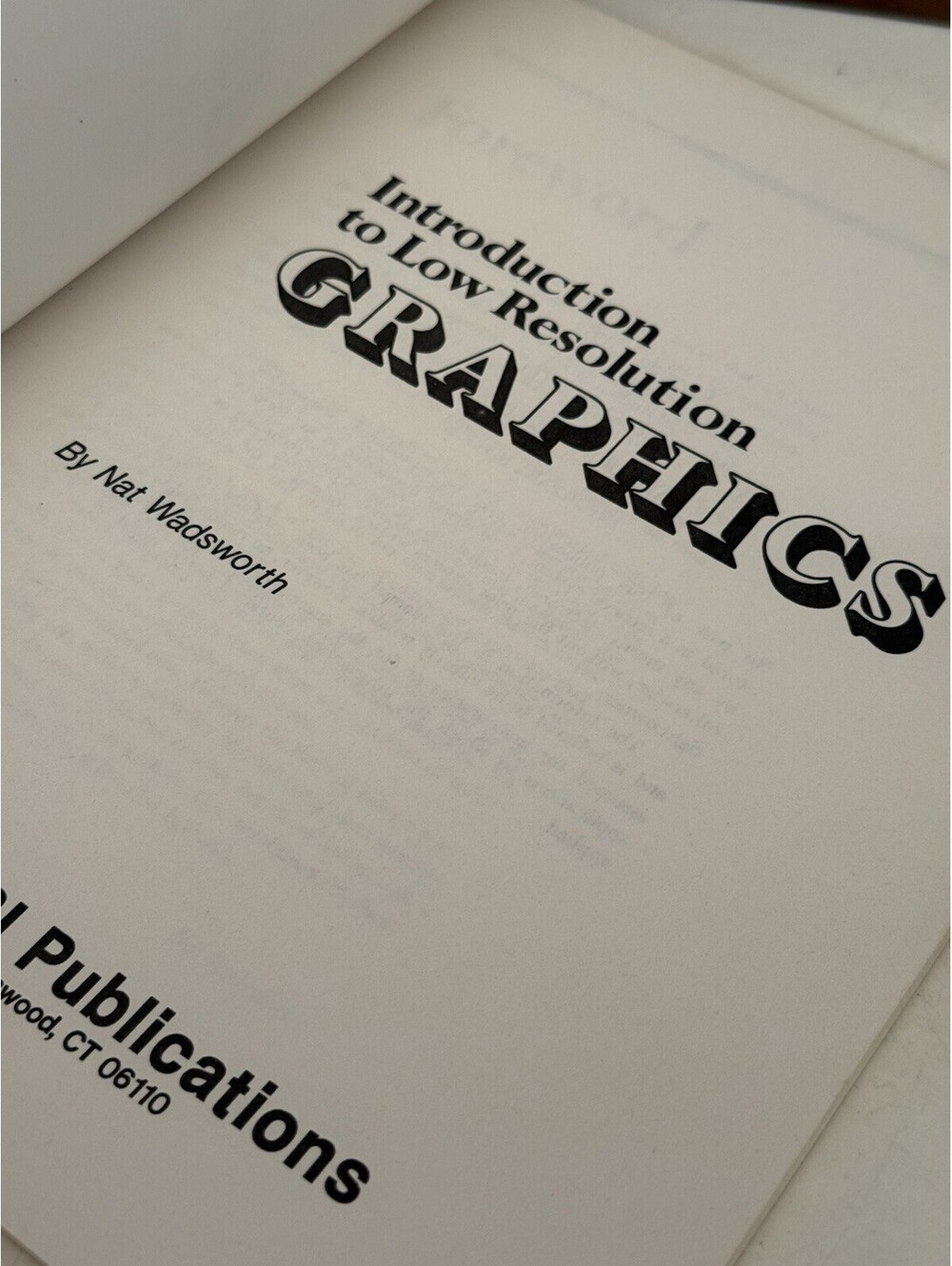 Introduction To Low Resolution Graphics Computer Book - Picture 4 of 12